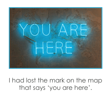 I had lost the mark on the map that says 'you are here' - Shantaram